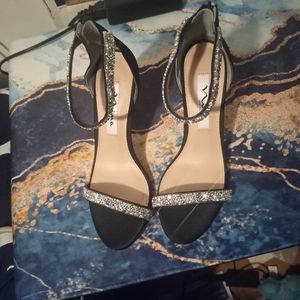 Women black stiletto heel size 5.5